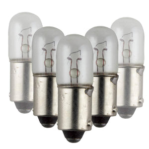 6.3 volt T3.25 Miniature Bayonet Base Incandescent Miniature / Automotive Light Bulb (10 Pack) 1