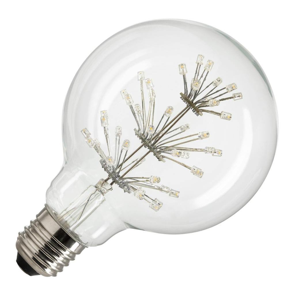 1.8 watt 120 volt G30 Medium Screw Base 2300K Warm White LED 1