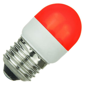 1 watt 120 volt T10 Indicator Medium Screw (E26) Base Red LED 1