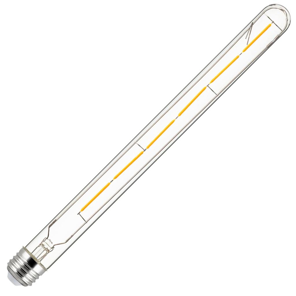 5 watt 120 volt T8 Medium Screw Base 2700K Warm White LED Light Bulb 1