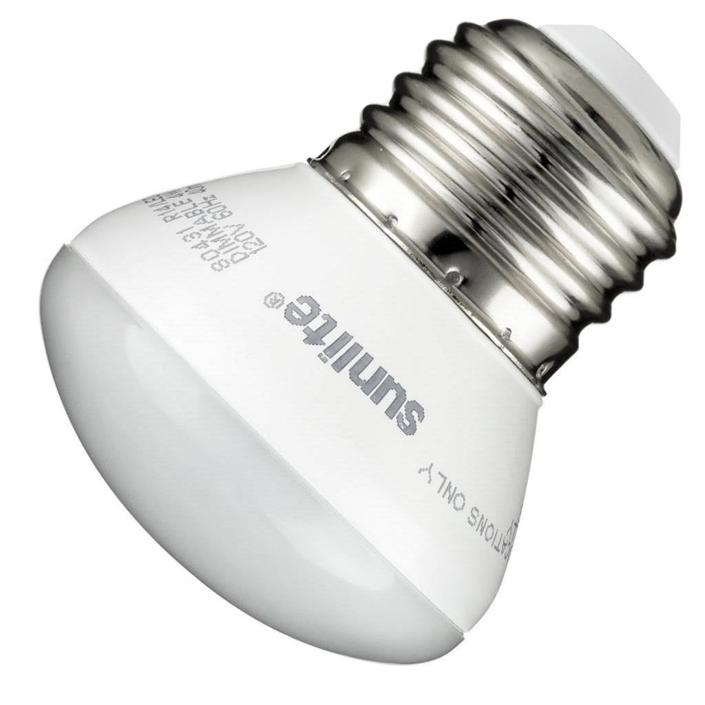 4 watt 120 volt R14 Medium Screw Base 3000K Natural White LED Light Bulb 1