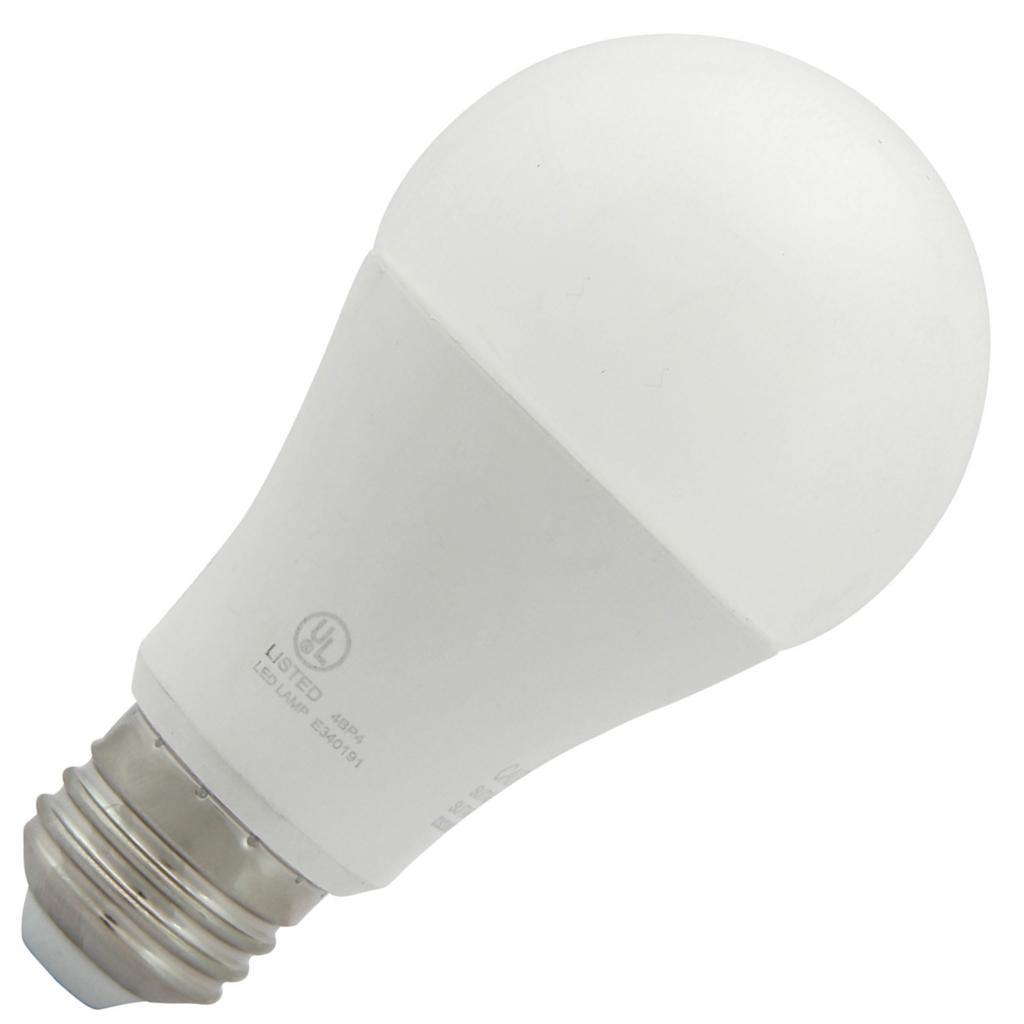 15 watt 120 volt A19 Medium Screw Base 4000K Cool White LED Light Bulb 1