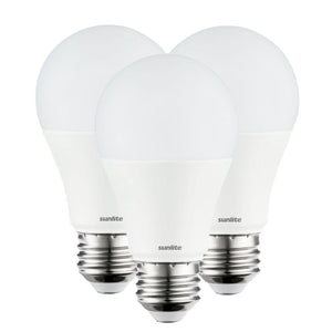 15 watt 120 volt A19 Medium Screw Base 5000K Daylight LED Light Bulb (3 Pack) 1