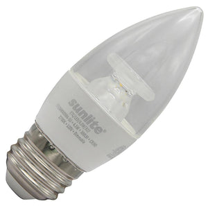 4.5 watt 120 volt B11 Medium Screw Base 2700K Warm White LED Light Bulb 1