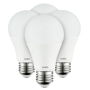 9 watt 120 volt A19 Medium Screw Base 6500K Daylight LED Light Bulb (4 Pack) 1