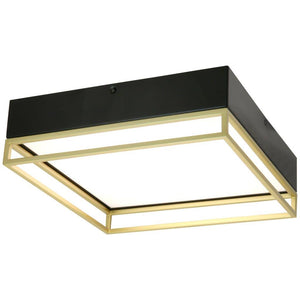 13" 20 watt 120 volt CCT Selectable Black/Gold LED Ceiling Fixture 1