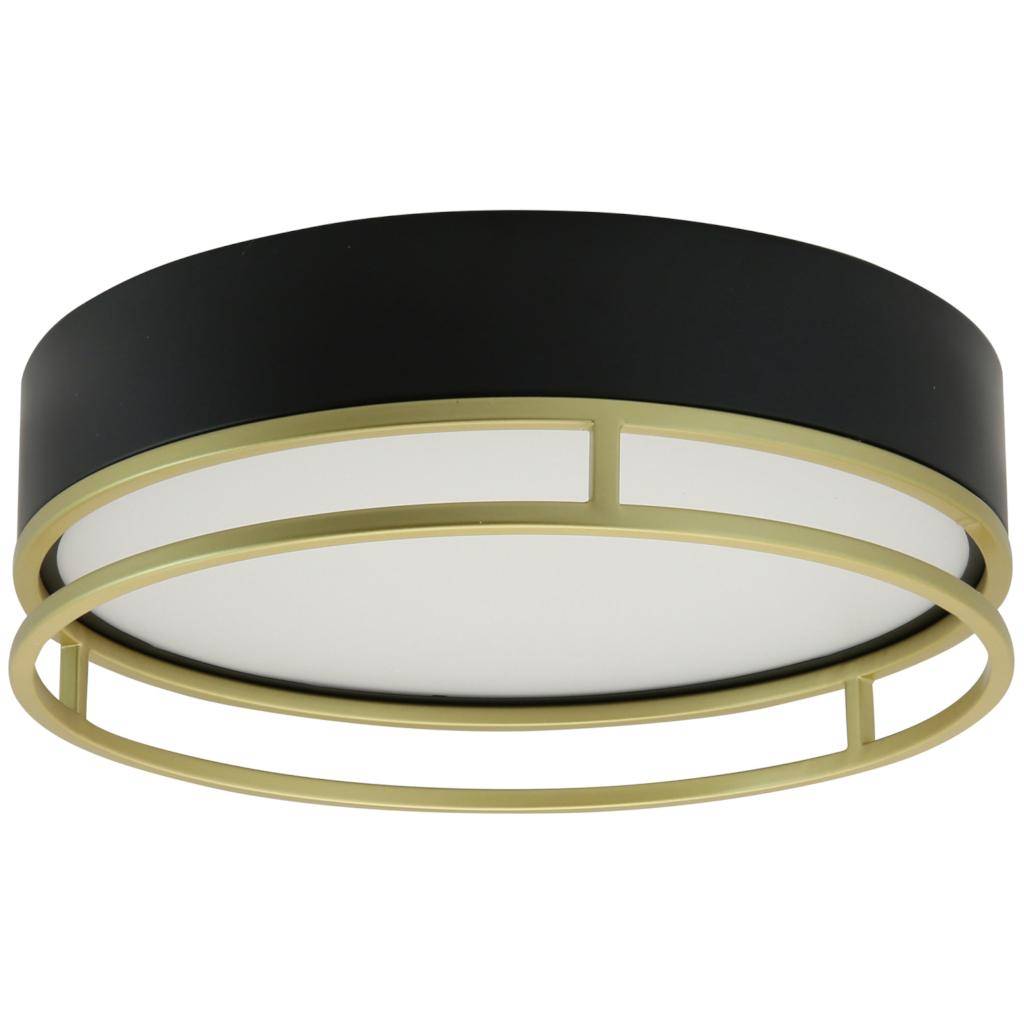 13" 20 watt 120 volt CCT Selectable Black/Gold LED Ceiling Light Fixture 1