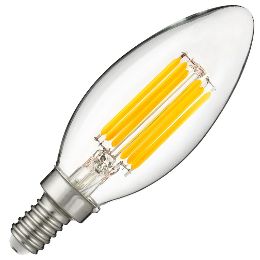 5.5 watt B11 Candelabra Screw Base 5000K Daylight LED Light Bulb 1