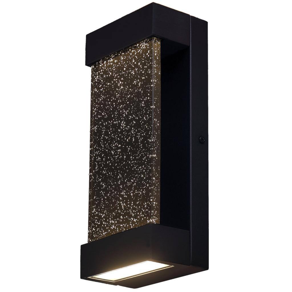 22 watt 120 volt 3000K Natural White Textured Black Rectangle LED Light Fixture 1