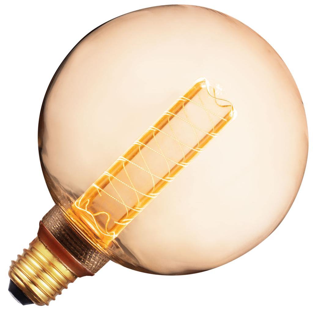 3.5 watt 120 volt G40 Medium Screw Base 2000K Warm White Incandescent Filament Light Bulb 1