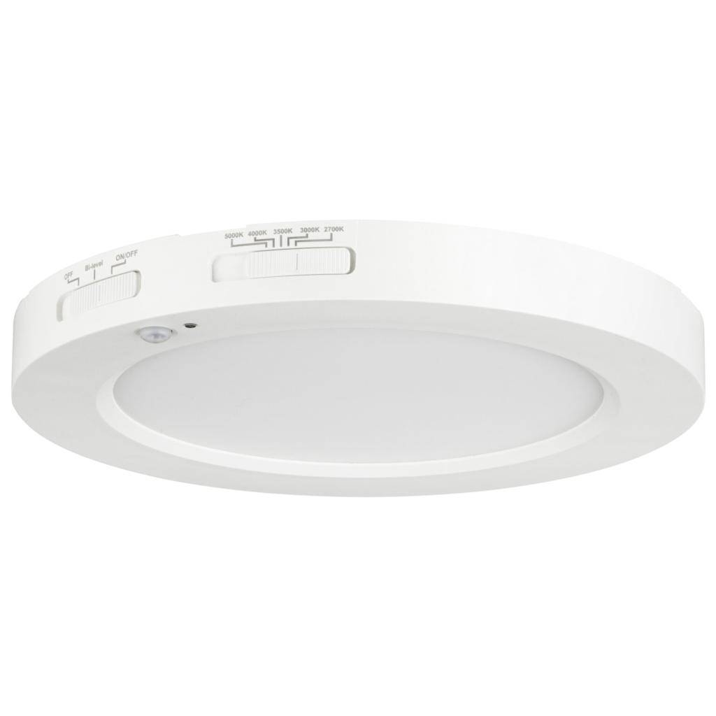 8" 13 watt 120 volt Medium Screw Base CCT Selectable LED Ceiling Light 1