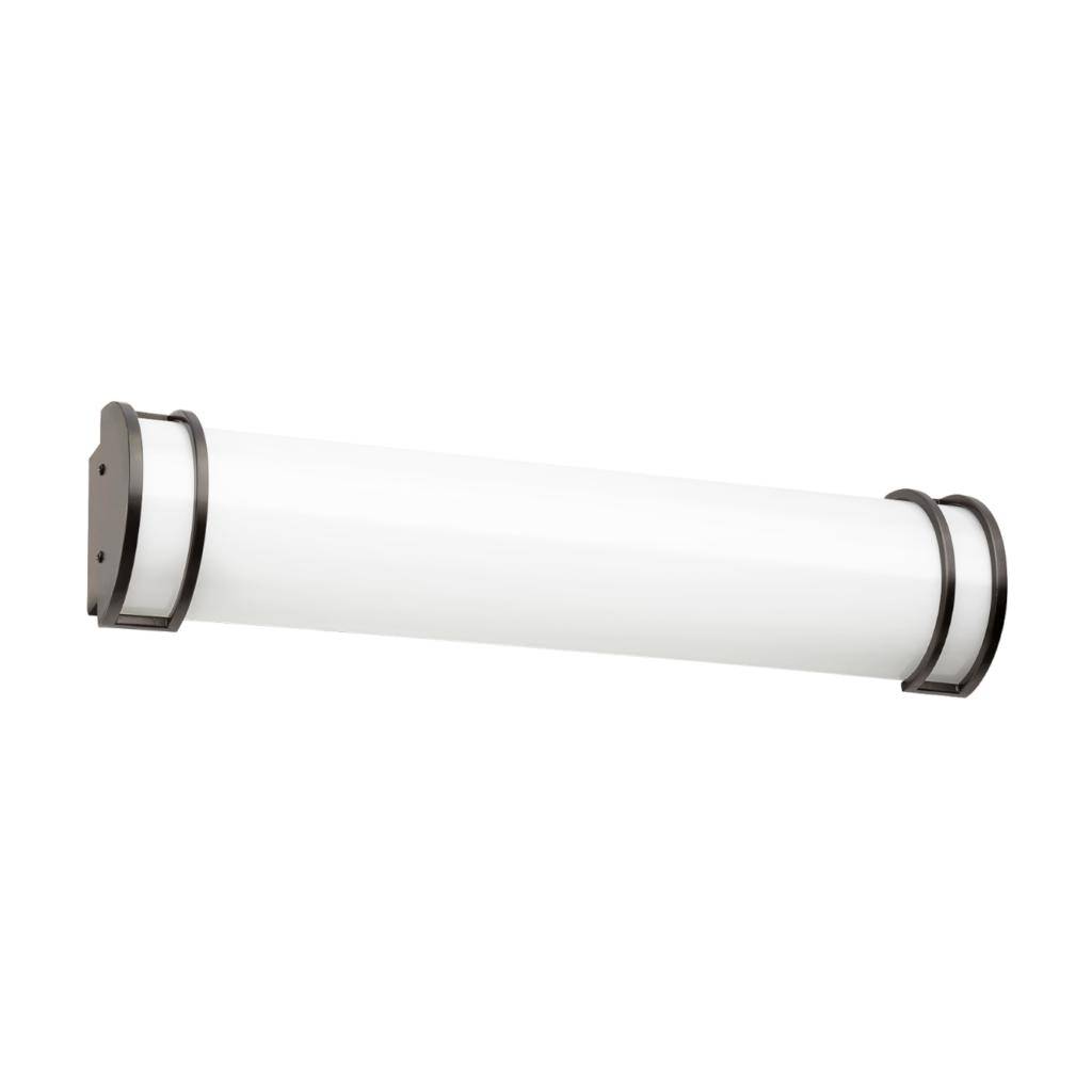 25 watt 24" 120/277 volt CCT Selectable Oil Rubbed Bronze Indoor vanity Fixture 1