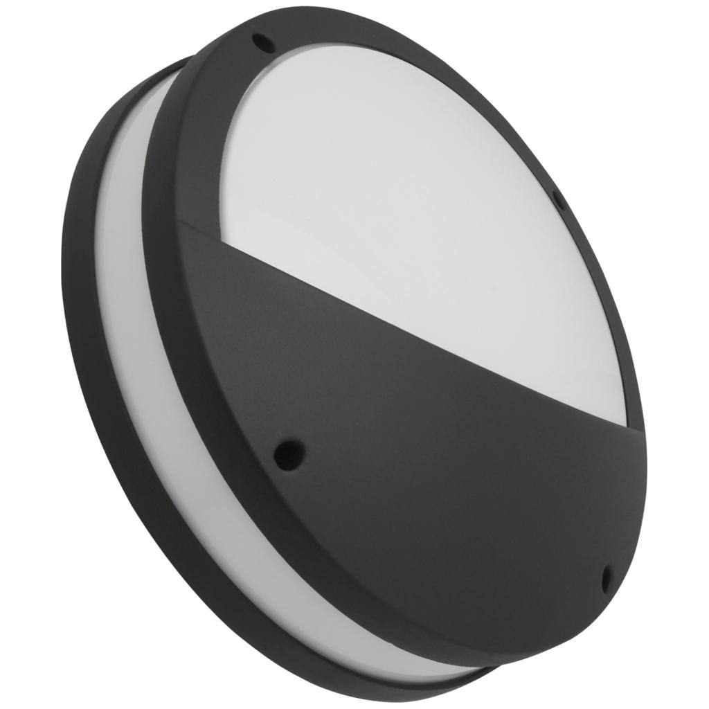 20 watt 120 volt CCT Selectable Textured Black Round LED Light Fixture 1