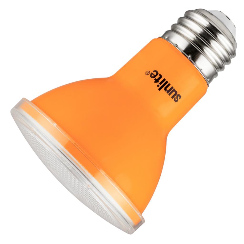 3 watt 120 volt PAR20 Medium Screw Base Amber 1800K LED Light Bulb 1