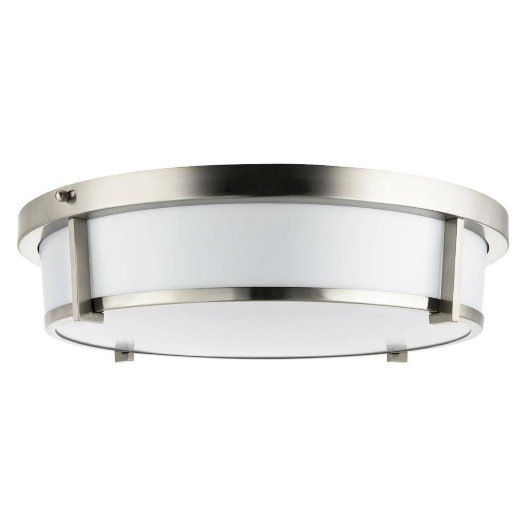 1 Light 20 watt 100/277 volt CCT Selectable Brushed Nickel Dimmable LED 1