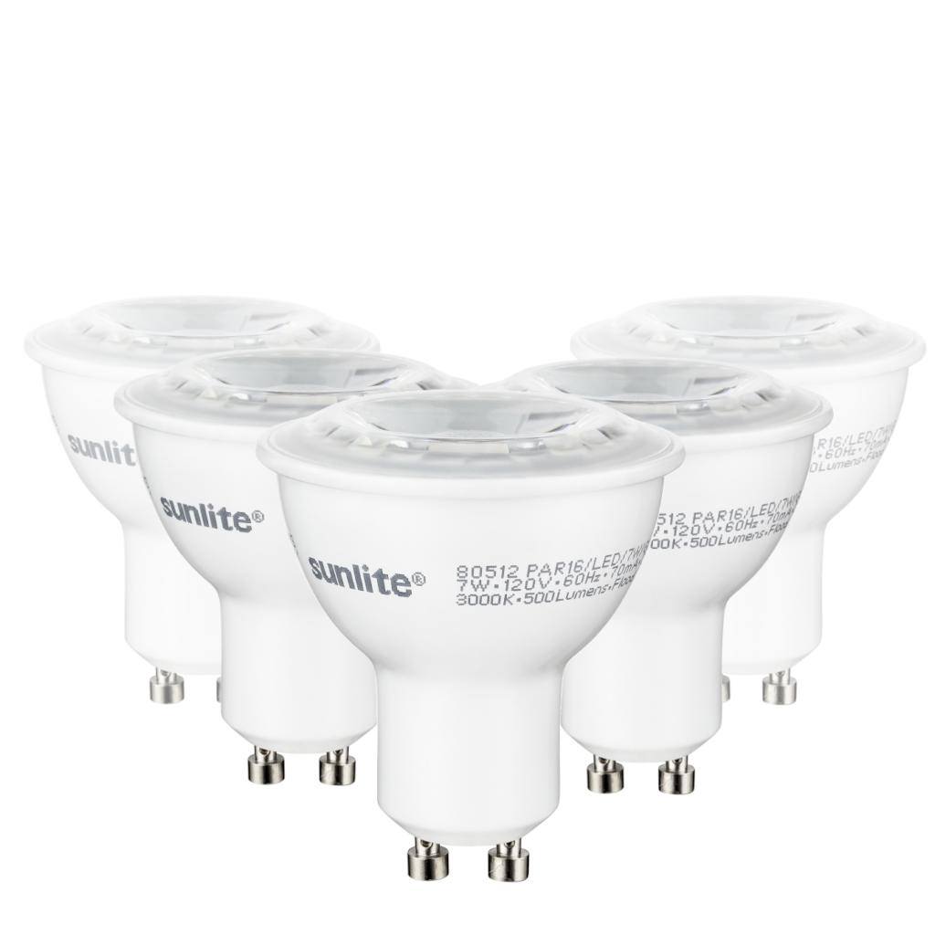 6 watt 120 volt PAR16 Twist and Lock Base 3000K Natural White LED Light Bulb (6 Pack) 1