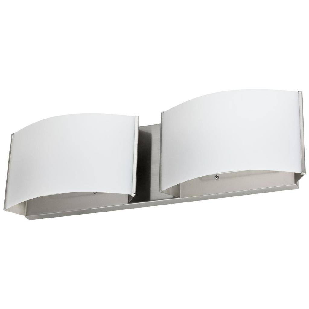 2 Lamp 10 watt 120 volt Brushed Nickel LED Wall Sconce 1