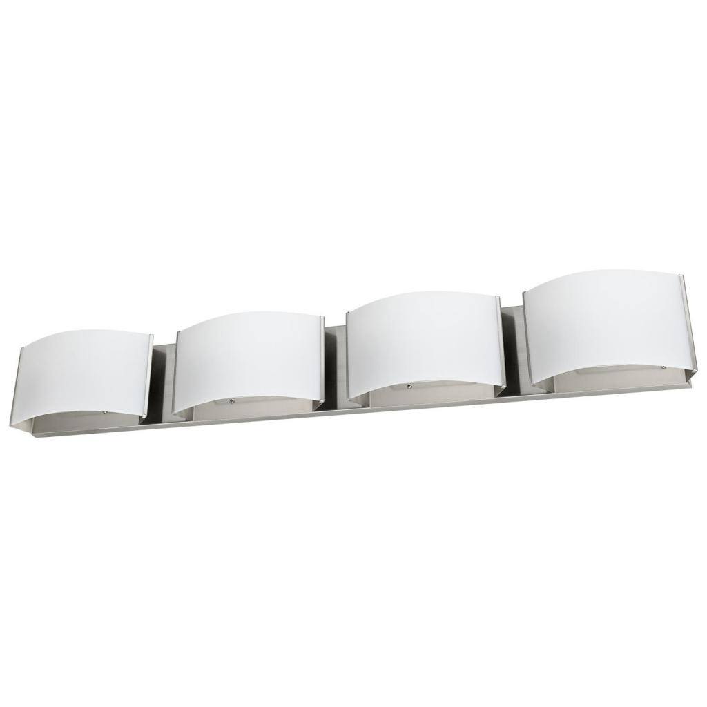 4 Lamp 40 watt 120 volt Brushed Nickel LED Wall Sconce 1