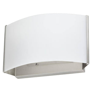10 watt 120 volt CCT Selectable Brushed Nickel LED Wall Sconce Light Fixture 1