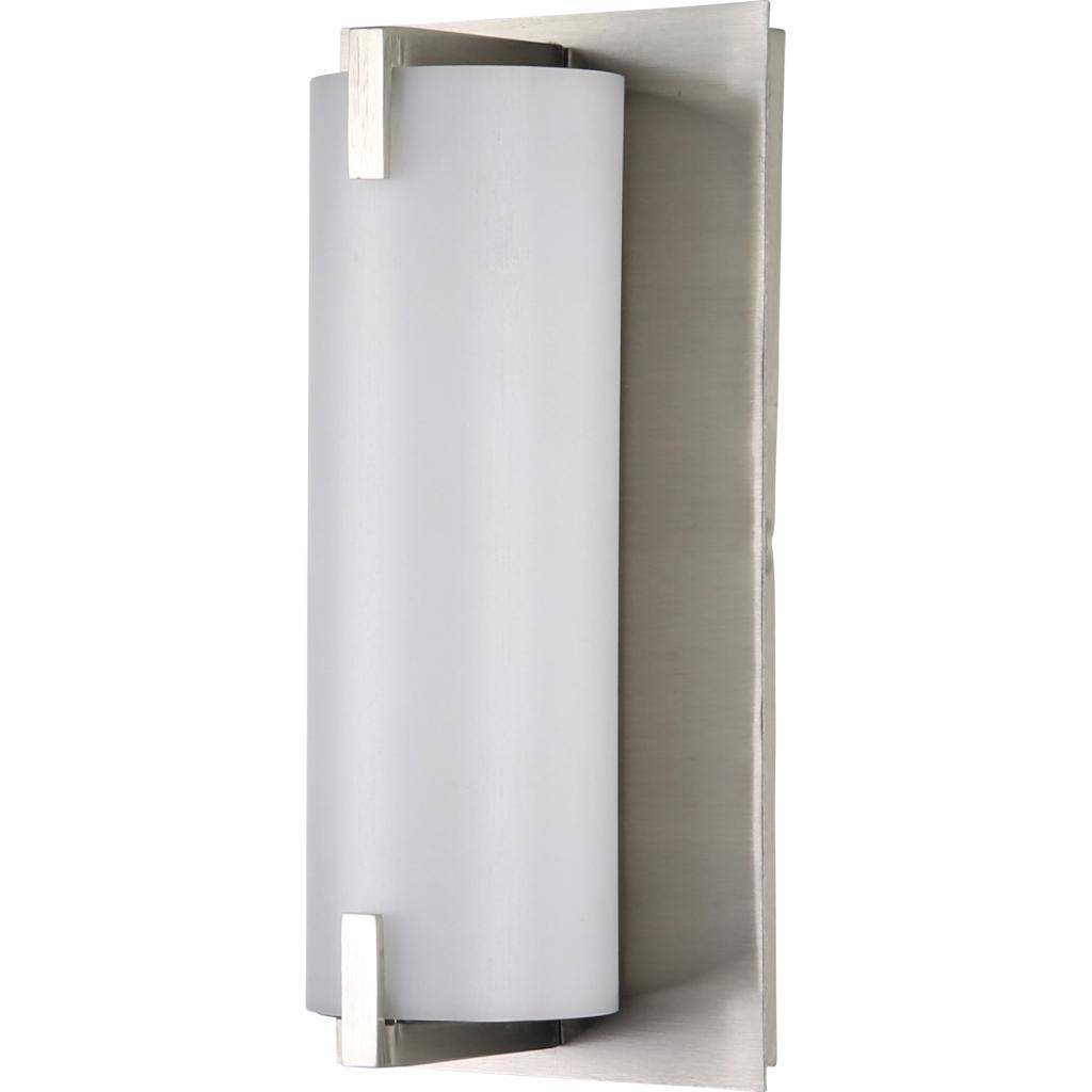 12 watt 120 volt CCT Selectable Brushed Nickel LED Wall Sconce Light Fixture 1