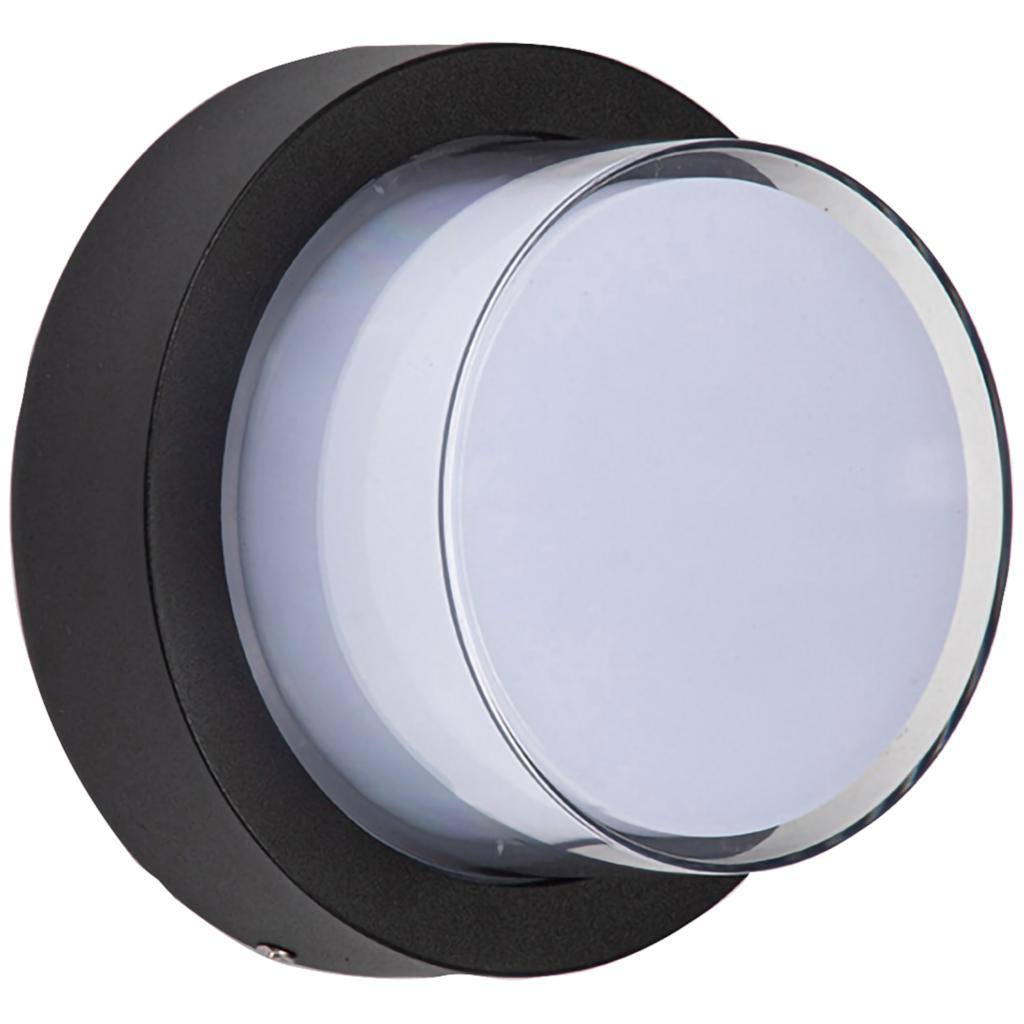 12 watt 120 volt CCT Selectable Black Round LED Light Fixture 1