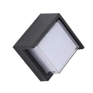 12 watt 120 volt CCT Selectable Black Square LED Light Fixture 1