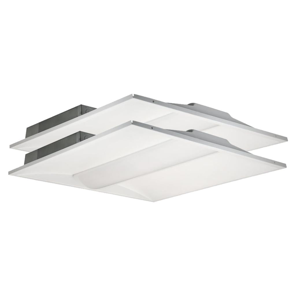 2' x 2' 20/30/40 watt 120/277 volt Dimmable LED Troffer (2 Pack) 1