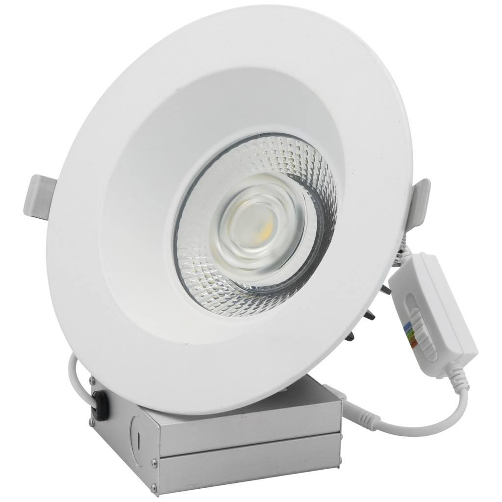 6" 24 watt 120 volt CCT Selectable Round LED Recessed Downlight 1