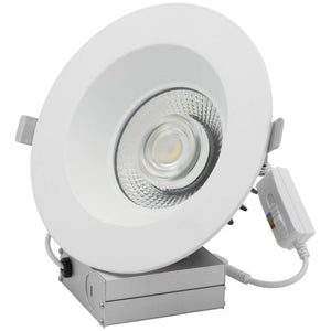 6" 24 watt 120 volt CCT Selectable Round LED Recessed Downlight 1