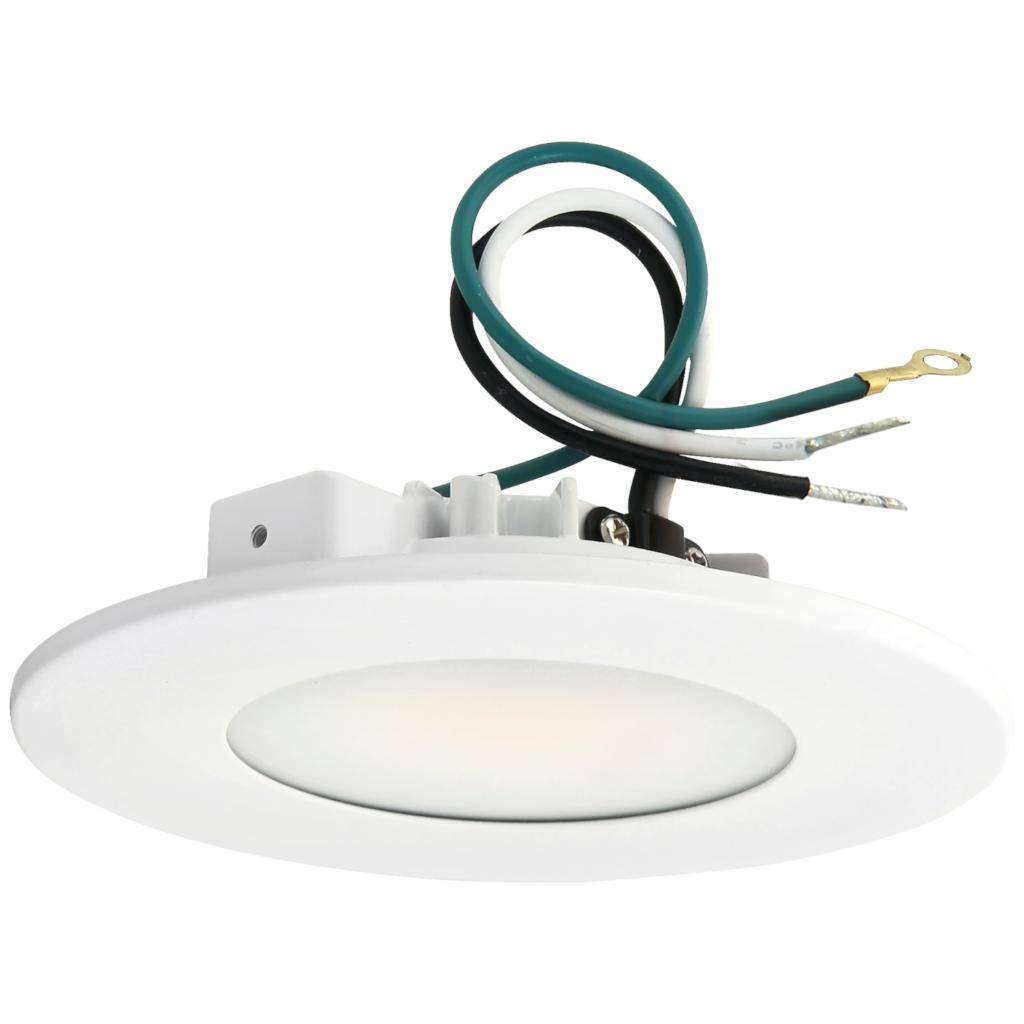4" 10 watt 120 volt 2700K Warm White Round White LED Recessed Downlight 1