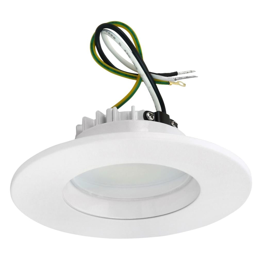 4" 13 watt 120 volt 2700K Warm White Round White LED Recessed Downlight 1