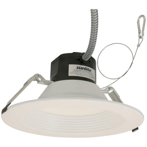 8" Selectable watt 120/347 volt CCT Selectable White Round 1
