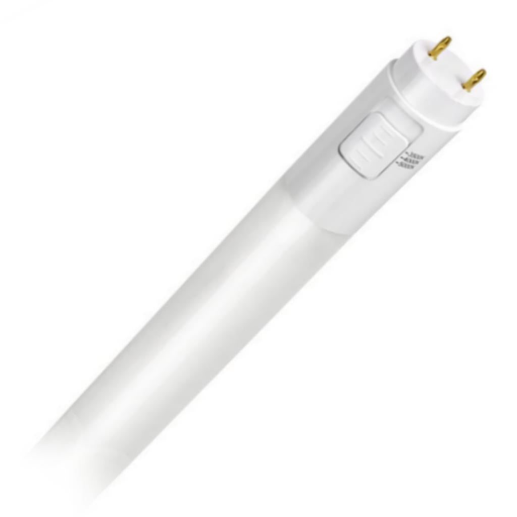 3' 12 watt 120/277 volt T8 Medium Bi-Pin Base CCT Selectable Frosted LED Light Bulb 1