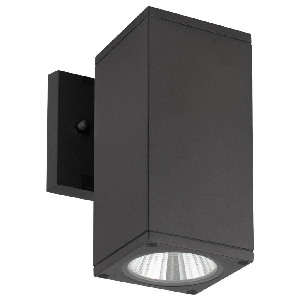 1 light 12 watt 120/277 volt CCT Selectable Black LED Wall Light Fixture 1