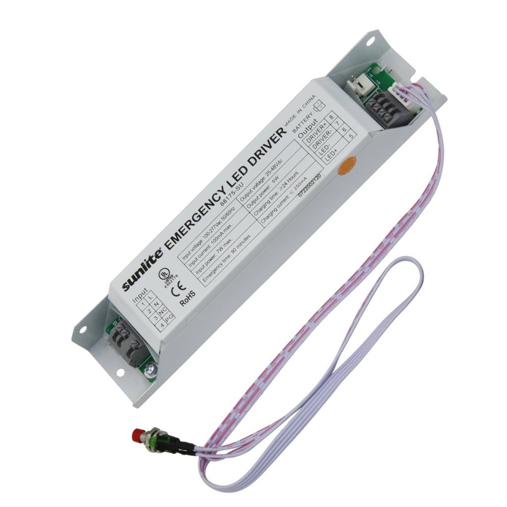 6 watt 25/48 volt Emergency Battery LED Driver 1