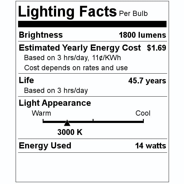 14 48" watt T8 Medium Bi-Pin Base 3000K Natural White LED Light Bulb 2