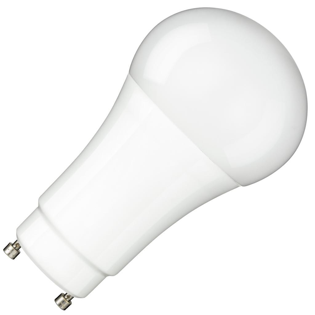 14 watt 120 volt A19 Twist and Lock Base 4000K Cool White LED Light Bulb 1