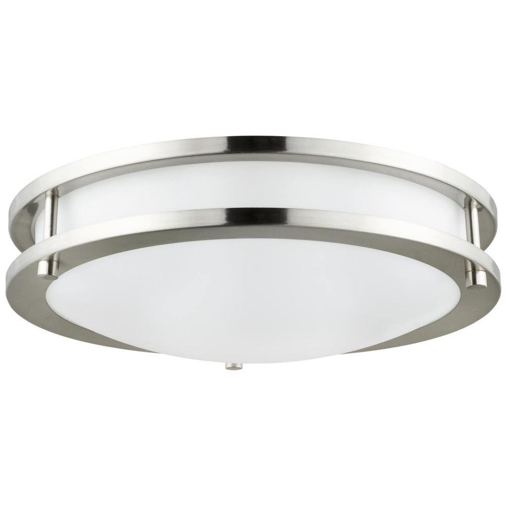 15 watt 120 volt 3000K Natural White Brushed Nickel LED Light Fixture 1