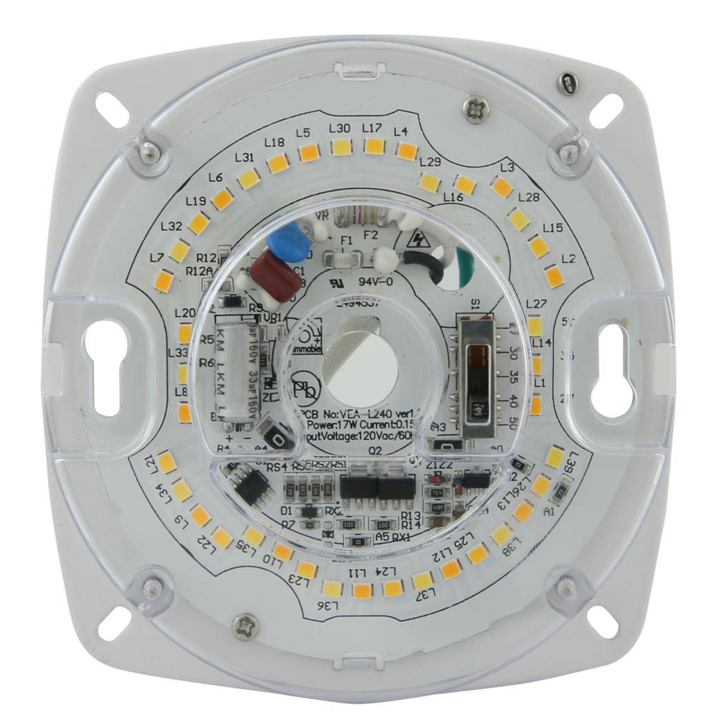 4" 17 watt 120 volt CCT Selectable LED Light Engine 1