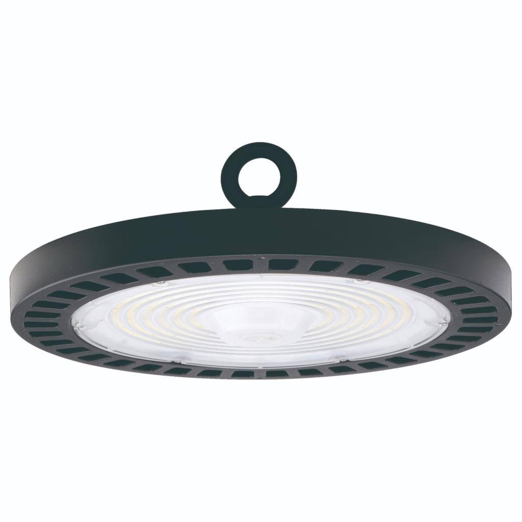 150 watt 120/277 volt 5000K Daylight Black LED UFO High Bay Light Fixture 1