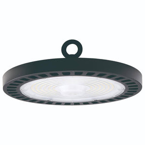 150 watt 120/277 volt 5000K Daylight Black LED UFO High Bay Light Fixture 1