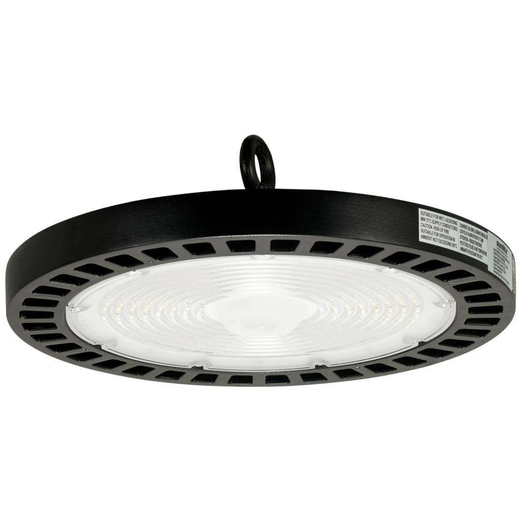 240 watt 120/277 volt 5000K Daylight Black UFO High Bay Light Fixture 1