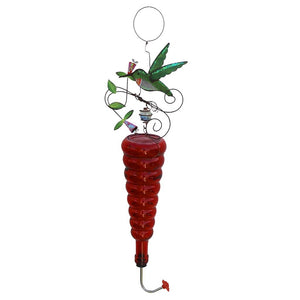 21" Red Hummingbird Feeder 1