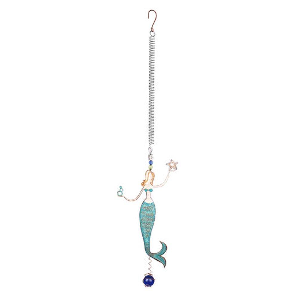 10" Blue Mermaid Bouncy 1