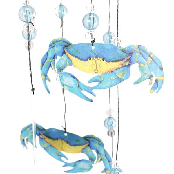 18" Blue Crab Chime Wind Chime 2