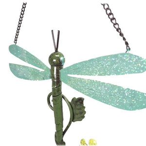 13" Green Dragonfly Birdfeeder 2