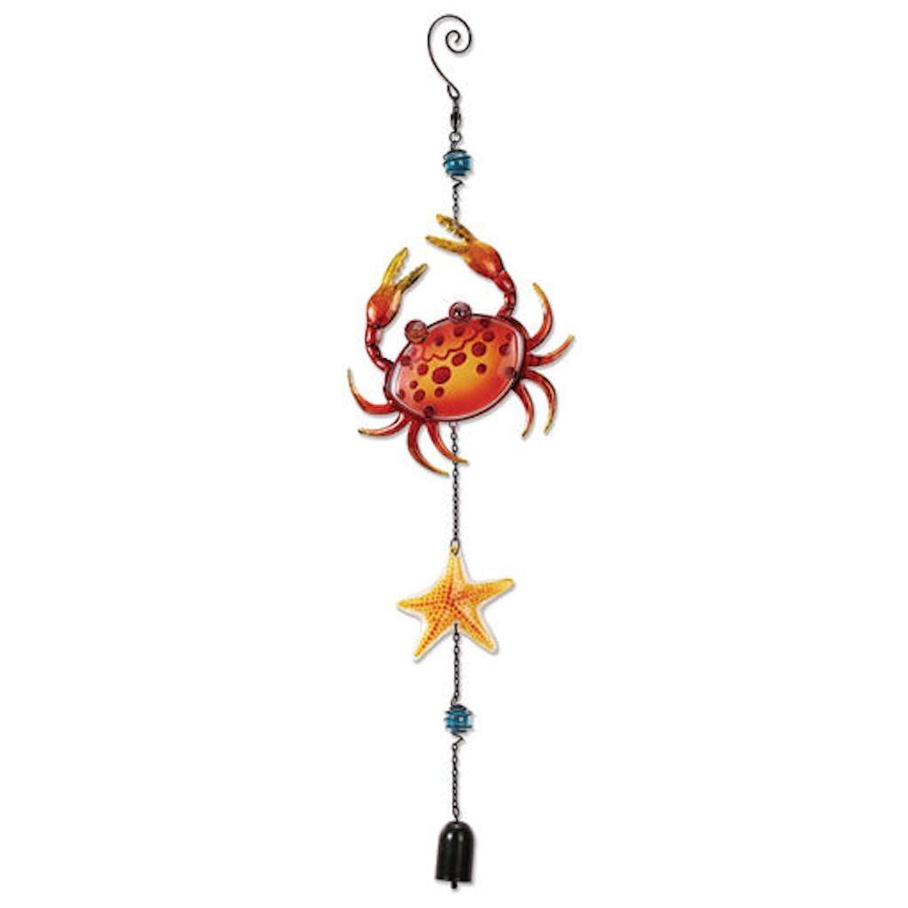 28" Crab & Star Fish Dangler Garden Bell 1