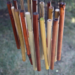 31" Apricot  Bamboo Wind Chime 4