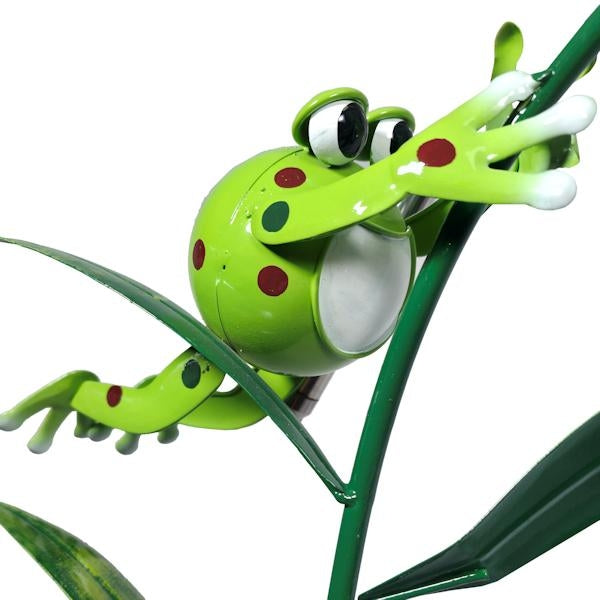Green Frog Sunset Vista Designs Stake 2