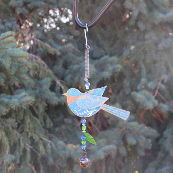 8" Blue Bird Bouncy 3